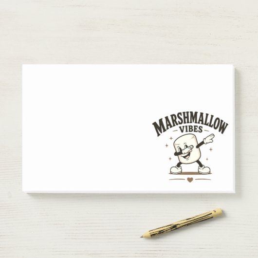Marshmallow sfeer post-it® notes (Op bureau)