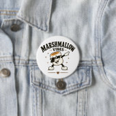 Marshmallow sfeer ronde button 7,6 cm (In situ)