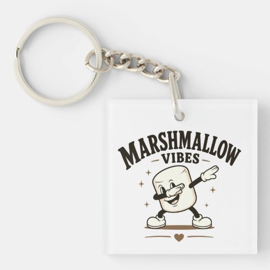 Marshmallow sfeer sleutelhanger (voorkant)