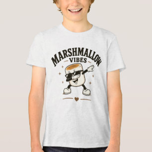 Marshmallow sfeer Tri-Blend shirt