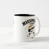 Marshmallow sfeer tweekleurige koffiemok (Voorkant rechts)