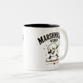 Marshmallow sfeer tweekleurige koffiemok (Voorkant rechts)