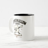 Marshmallow sfeer tweekleurige koffiemok (Voorkant links)