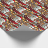 Marshmallow Sneeuwman In Warme Chocolade Cadeaupapier (Hoek)