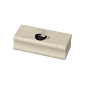 Marshmallow Snowman in Hot Cocaca Rubberstempel (Stempel)