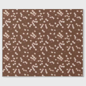 Marshmallow Snowmen verpakkingspapier Cadeaupapier (Vlak)