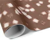 Marshmallow Snowmen verpakkingspapier Cadeaupapier (Rol Hoek)