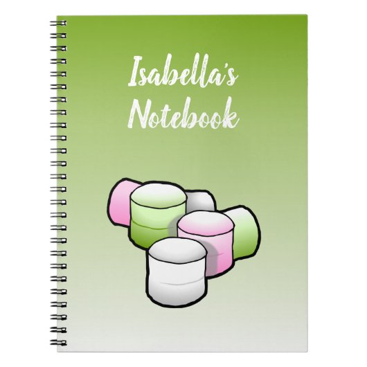 Marshmallow Spiraal Foto Notitieboek (Voorkant)