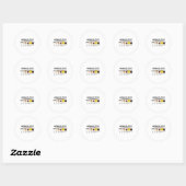 Marshmallow Stadia - Kawaii Geroosterde Geroosterd Ronde Sticker (Vel)