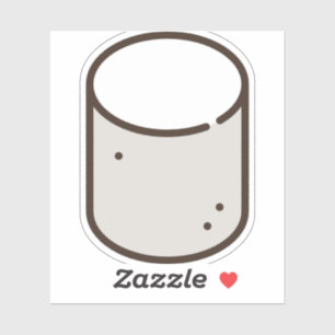 marshmallow sticker