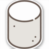 marshmallow sticker (Voorkant)