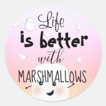 Marshmallow-sticker