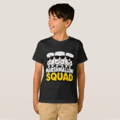 Marshmallow team kampvuur s'mores  t-shirt (Voorkant volledig)