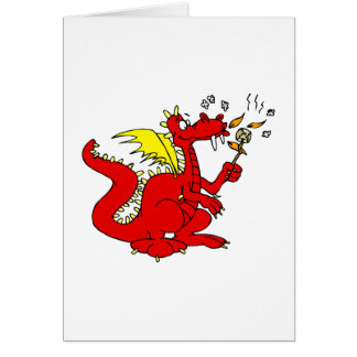 Marshmallow Toasting Dragon