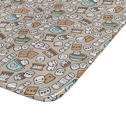 Marshmallow traktaties snijplank (Hoek)