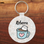 Marshmallow Tres Sleutelhanger (Voorkant)