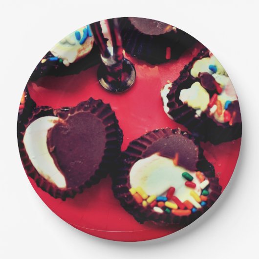 Marshmallow Truffles Papieren Bordje (Voorkant)