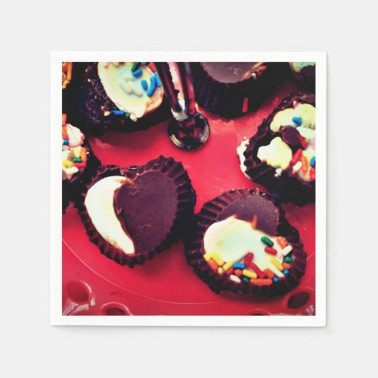 Marshmallow Truffles Servet (Voorkant)