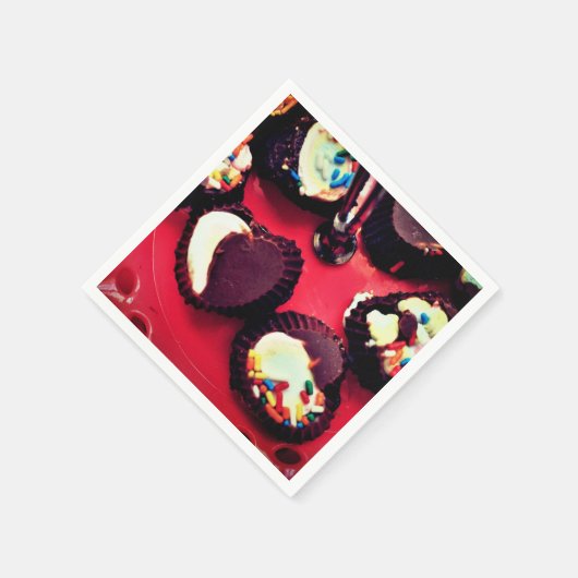 Marshmallow Truffles Servet (Hoek)