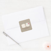 Marshmallow Vrienden en Chocolade Stickers (Envelop)