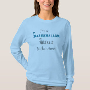 Marshmallow World Dames Winter T-Shirt