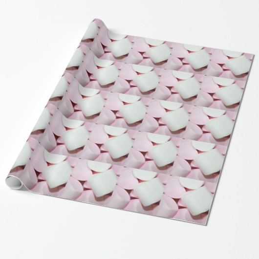 marshmallows cadeaupapier (Uitgerold)