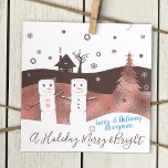 Marshmallows & Chocolade-fotokaart Kaart<br><div class="desc">De kleur verandert deze chocolade & marshmallow kaart met uw eigen kleuren en filters! De bruine vectorkunstwerk op deze kaart kan in om het even welke kleuren worden veranderd, terwijl het glanzende bronzen ontwerp van de folie andere filters heeft om van te kiezen. Eenvoudig aan te passen met alle kleuren...</div>
