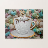 Marshmallows en Hot Chocolate Photo Puzzle Legpuzzel (Horizontaal)