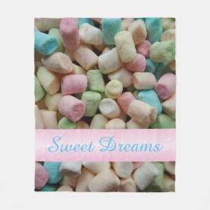 Marshmallows Fleece Blanket Deken