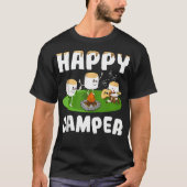 Marshmallows Happy Camper T-shirt (Voorkant)