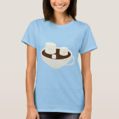 Marshmallows in warme chocolade t-shirt (Voorkant)