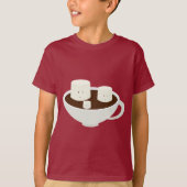 Marshmallows in warme chocolade t-shirt (Voorkant)