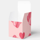 Marshmallows Pink Hearts Snoep Valentijnsdag Bedankdoosjes (Geopend)