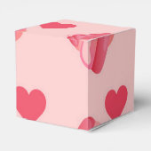 Marshmallows Pink Hearts Snoep Valentijnsdag Bedankdoosjes (Achterkant)