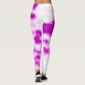 Marshmello Paarse Shuffle Remix Dans Leggings (Achterkant)
