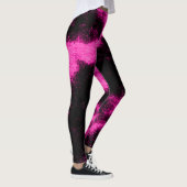 Marshmello Roze Zwart Licht Remix Dans Leggings (Rechts)
