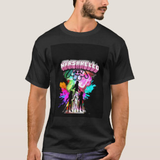 Marshmello Shadow Colors Graphic T-shirt