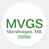 MarshVegas Sticker (Voorkant)