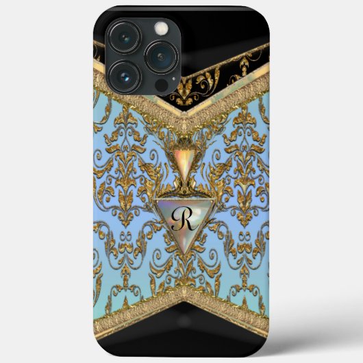 Marshwell Harlan Victoriaans Monogram Case-Mate iPhone Case (Achterkant)