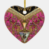 Marshwell Victoriaans Monogram Keramisch Ornament (Voorkant)