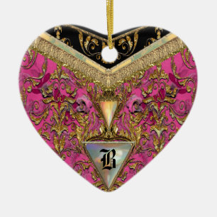 Marshwell Victoriaans Monogram Keramisch Ornament