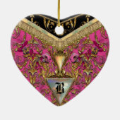 Marshwell Victoriaans Monogram Keramisch Ornament (Achterkant)