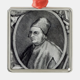 Marsilio Ficino Metalen Ornament