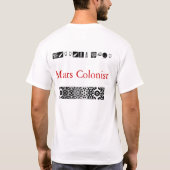 marskolonist t-shirt (Achterkant)