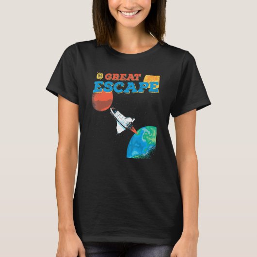 Marslandung Mars Rover Robot Space Vehicle Great E T-shirt (Voorkant)