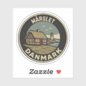 Mårslet, Denemarken Danmark  Sticker (Vel)