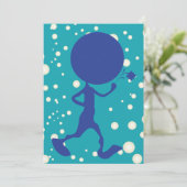 Marsman die een langwerpige buitenlanders uitnodig kaart (Staand voorkant)