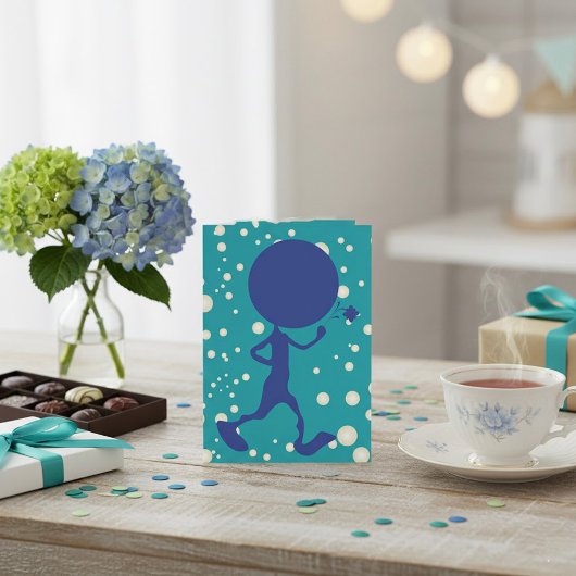 Marsman die een langwerpige buitenlanders uitnodig kaart