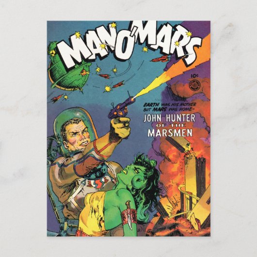 Marsmen Briefkaart (Voorkant)