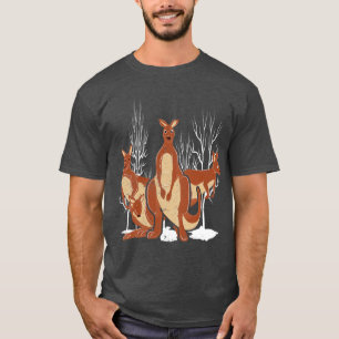 Marsupial Australia Backpacker Zoo Animal Kangaroo T-shirt